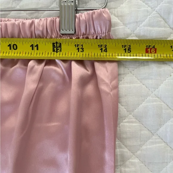 LONXU Medium pink silk pajama set **LUXURIOUS WASHABLE SILK NWT** - Picture 5 of 13